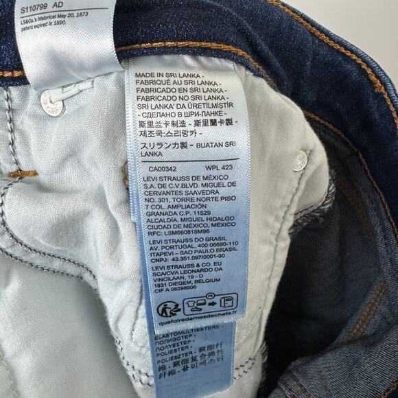 Levi's 726 Medium Wash Flare Jean Size 30 - Picture 8 of 11